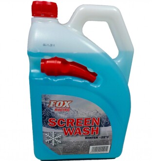 Омивач зимовий з носиком, T заявлена на банку -25 C, ФАКТИЧНА -17 C, 4.0 л., колір блакитний, запах - SHAFER SW1