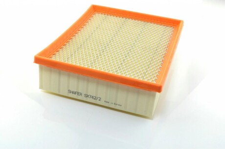 Фильтр воздушный Renault Clio II, Espace IV, Laguna II 1.6-3.5 (01-), (с металли - SHAFER SX742/2NB