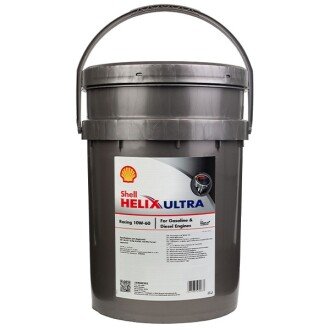 Моторное масло Helix Ultra Racing 10W-60, 20 л - SHELL 550040202 (фото 1)