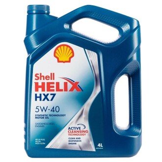 Моторна олива Helix HX7 5W-40, 4 л (550053770) - SHELL 550040513