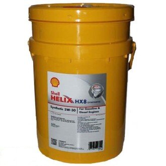 Моторна олива Helix HX8 5W-30, 20 л - SHELL 550040543 (фото 1)