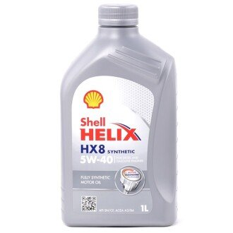 Моторна олива Helix HX8 Synthetic 5W-40, 1 л - SHELL 550046290 (фото 1)