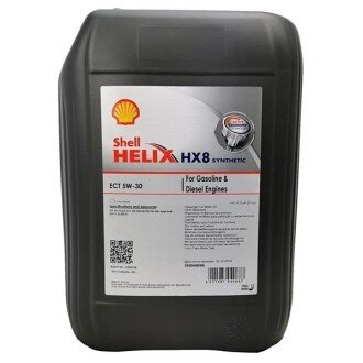 Моторное масло Helix HX8 ECT 5W-30, 20 л - SHELL 550048096 (фото 1)