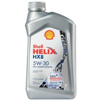 Моторное масло Helix HX8 Synthetic 5W-30, 1 л (550046372) - SHELL 550052791