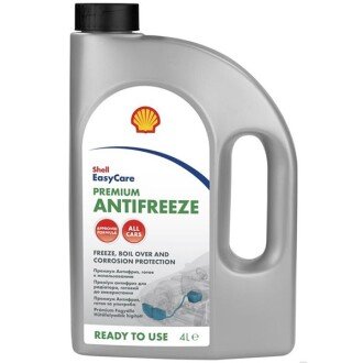 Антифриз Premium Antifreeze G11 -38°C синій, 4л - SHELL PBT74B