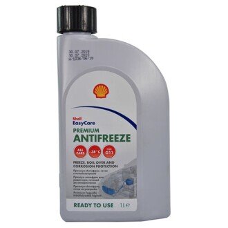 Антифриз Premium G11 Antifreeze Premix -38°C червоний, 1л - SHELL PBT74F