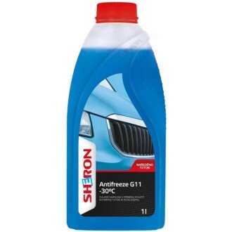 Антифриз Antifreeze G11 Ready-mix -30°C синій, 1л - SHERON 990973