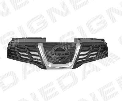 Решітка радіатора NISSAN QASHQAI, 10 - 13 - Signeda PDS07325GA