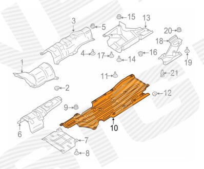 Защита днища - Signeda PFD99304AL