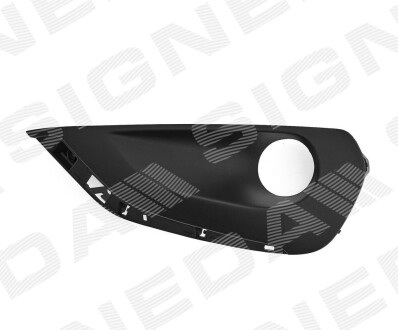 Решітка в бампер PEUGEOT 208, 12 - 19 - Signeda PPG07049GAL