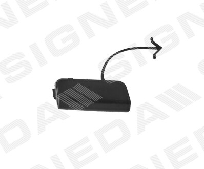 Заглушка гака VW TOURAN, 07 - 10 - (1T0807241B) Signeda PVW99020A