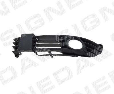 Решетка переднего бампера левая с отв vw passat b5 - (3B0853665LB41) Signeda PVW99024CBL(I)