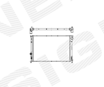 Радиатор - Signeda RA13157