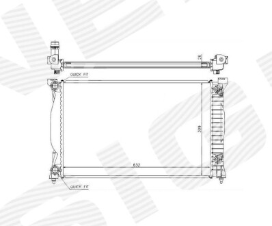 Радиатор - Signeda RA60305A