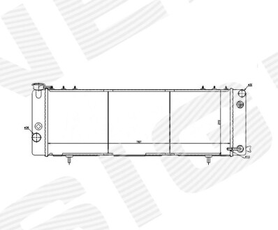 Радиатор - Signeda RA61001A