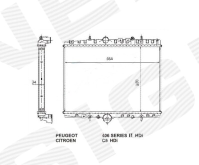 Радиатор - Signeda RA61291Q