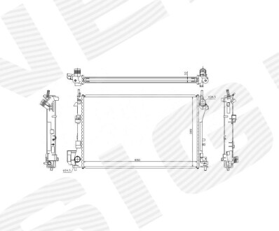 Радиатор - Signeda RA63022A