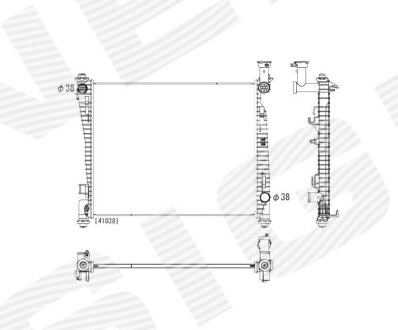 Радиатор - Signeda RACR37022Q