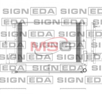 Радиатор кондиционера - Signeda RC30045