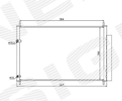 Радиатор кондиционера - Signeda RC940037