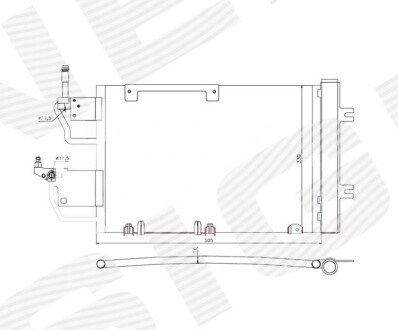 Радиатор кондиционера - Signeda RC940052