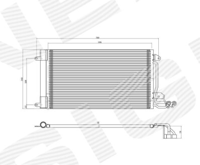 Радиатор кондиционера - Signeda RC940093