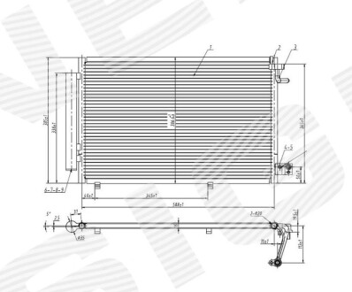 Радиатор кондиционера - Signeda RC940108