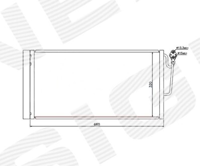 Радиатор кондиционера - Signeda RC940118