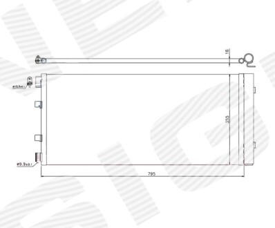 РАДИАТОР КОНДИЦИОНЕРА - (921005824R) Signeda RC940158Q (фото 1)