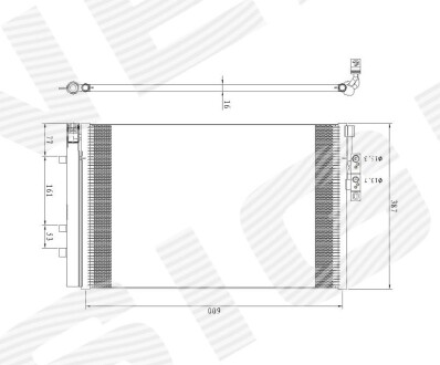 Радиатор кондиционера - Signeda RC940226