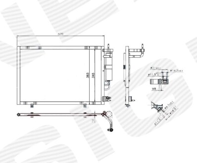 Радиатор кондиционера - Signeda RC940277