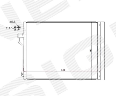 Радиатор кондиционера - Signeda RC940288