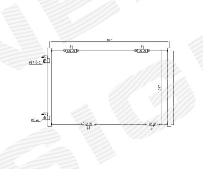 Радиатор кондиционера - Signeda RC940333
