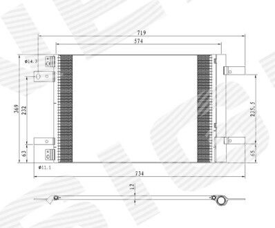 Радиатор кондиционера - Signeda RC940458