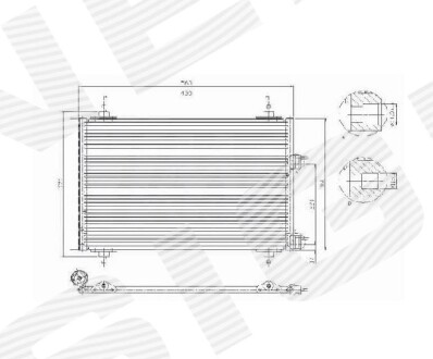 Радиатор кондиционера - Signeda RC94570