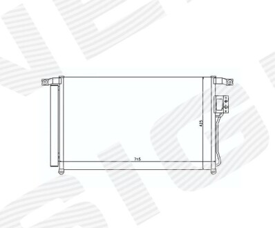 Радиатор кондиционера - Signeda RC94869