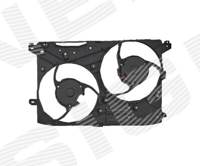 Дифузор радіатора FORD FUSION, 13 - 17 - Signeda RDFDR020A