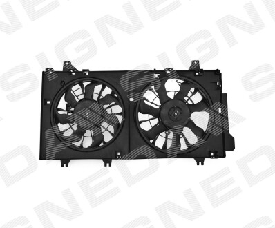 Дифузор радіатора MAZDA 3, 14 - 17 - Signeda RDMZ21029