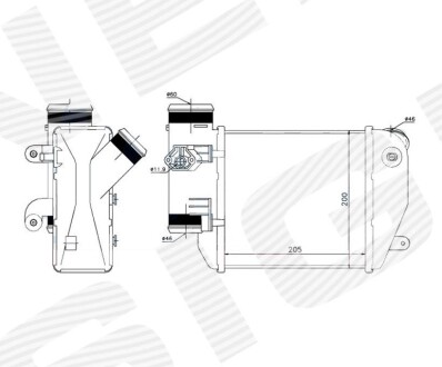 Интеркулер - (4F0145805E, 4F0145805AF) Signeda RI96576