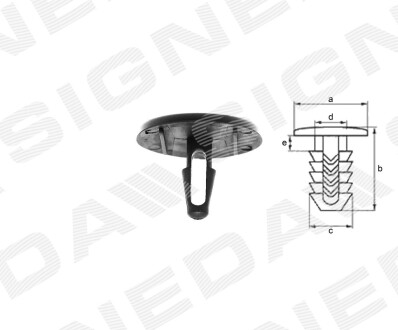 Пластмассовые держатели - Signeda T130210