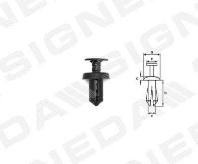 Пластмассовые держатели - Signeda T228110