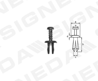 Пластмассовые держатели - Signeda T40110