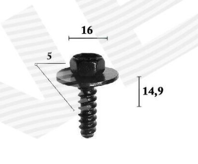 Пластмассовые держатели - Signeda T7035110