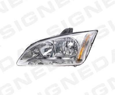 Передняя фара левая хром без линзы euro type ford - Signeda ZFD1168L