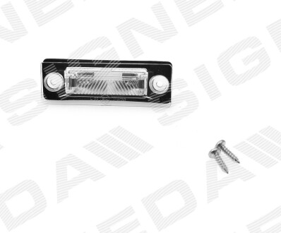 Подсветка номера vw transporter t5, 04 - 09 - (3B5943021A, 3B5943021E) Signeda ZVG1705L/RD