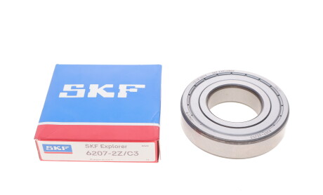 Фото 4 - Підшипник маточини SKF 6207-2Z/C3 (62072ZC3)