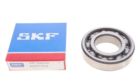 Фото 2 - Подшипник ступицы SKF 6207/C3 (6207C3)
