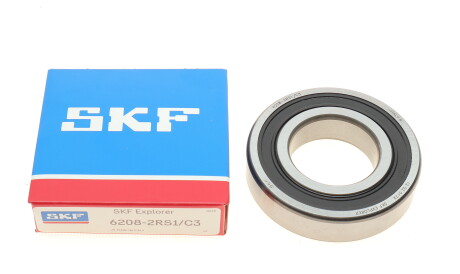 Фото 2 - Автозапчасть SKF 6208-2RS1/C3