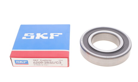 Фото 2 - Автозапчасть SKF 6209-2RS1/C3 (62092RS1C3)