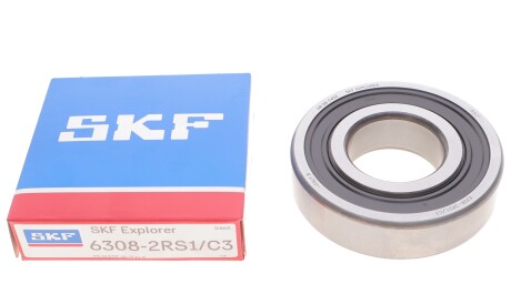 Фото 2 - Автозапчасть SKF 6308-2RS1/C3